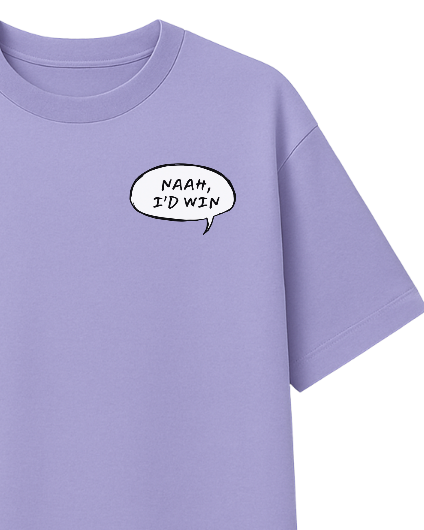 I'D WIN UNISEX OVERSIZED TEE