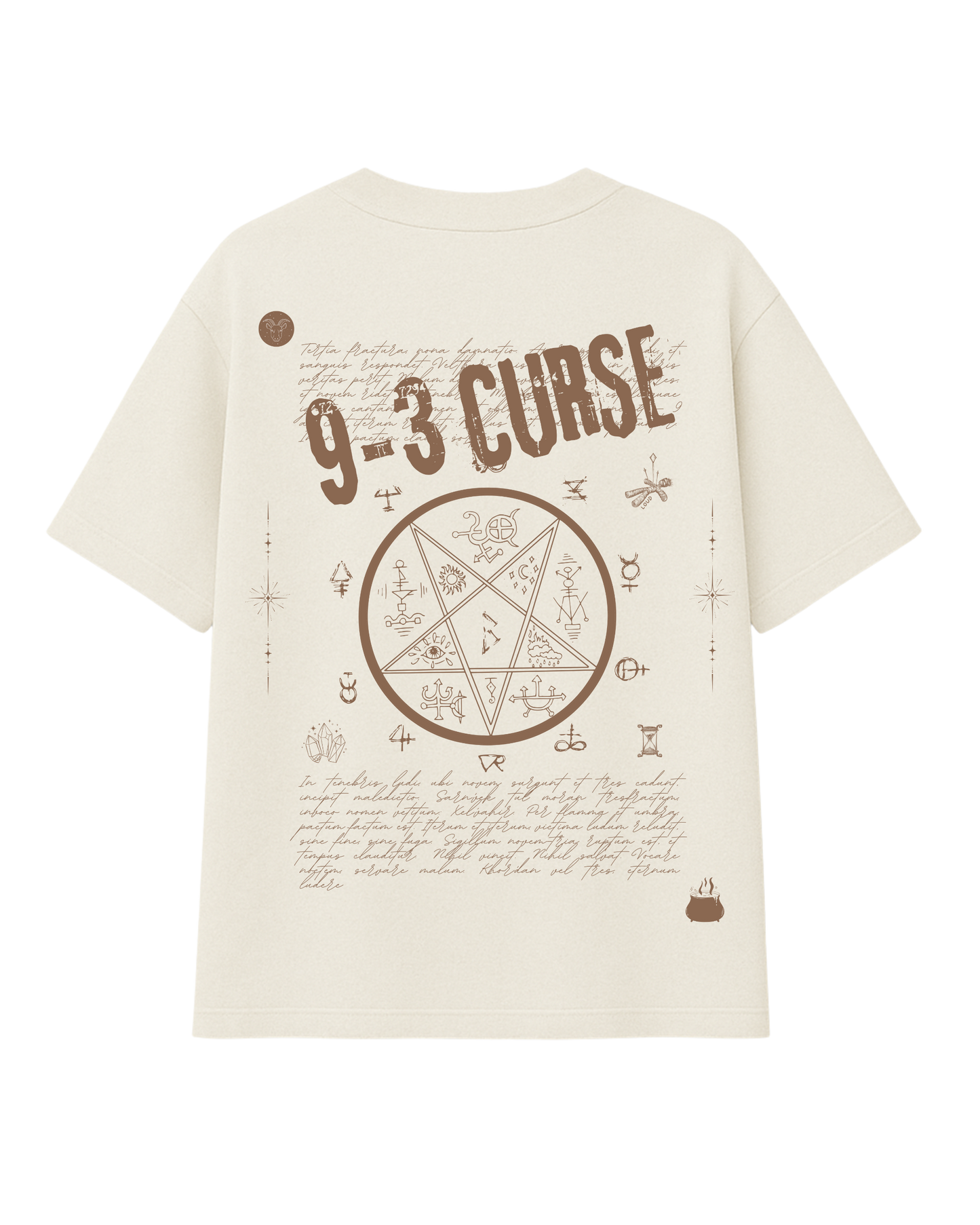 9-3 CURSE PREMIUM UNISEX OVERSIZED TEE