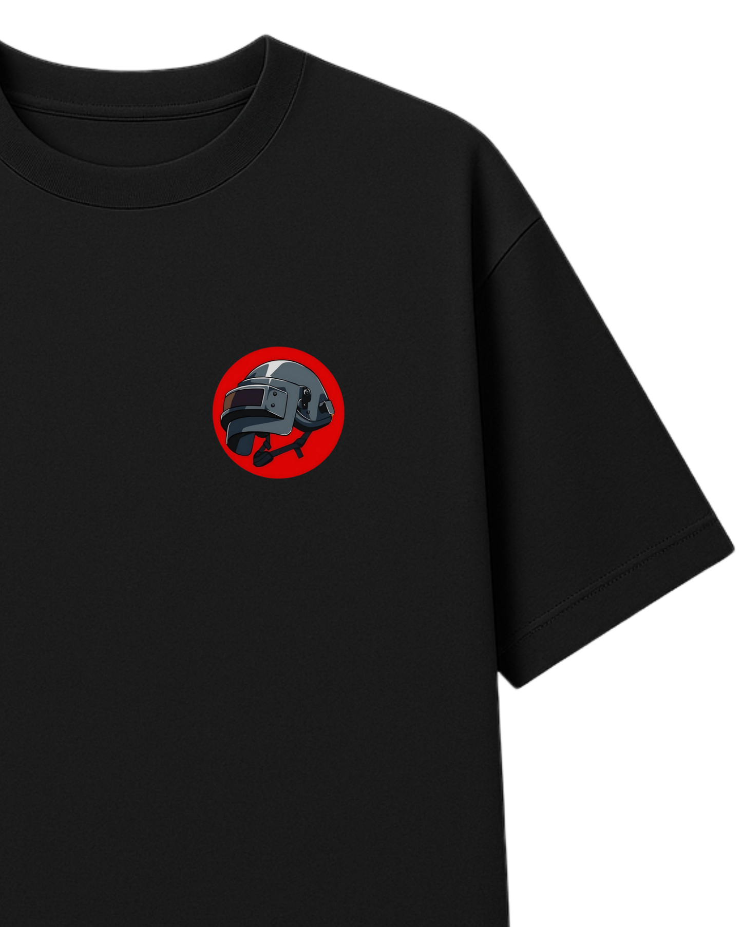 Pocket Helmet Unisex Oversized Tee