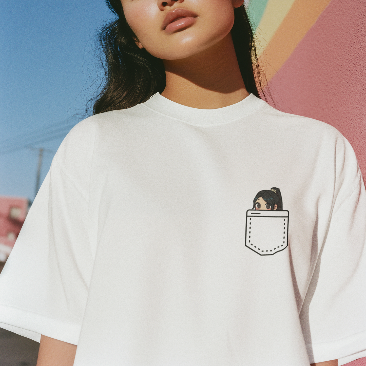 POCKET SAGE UNISEX OVERSIZED TEE