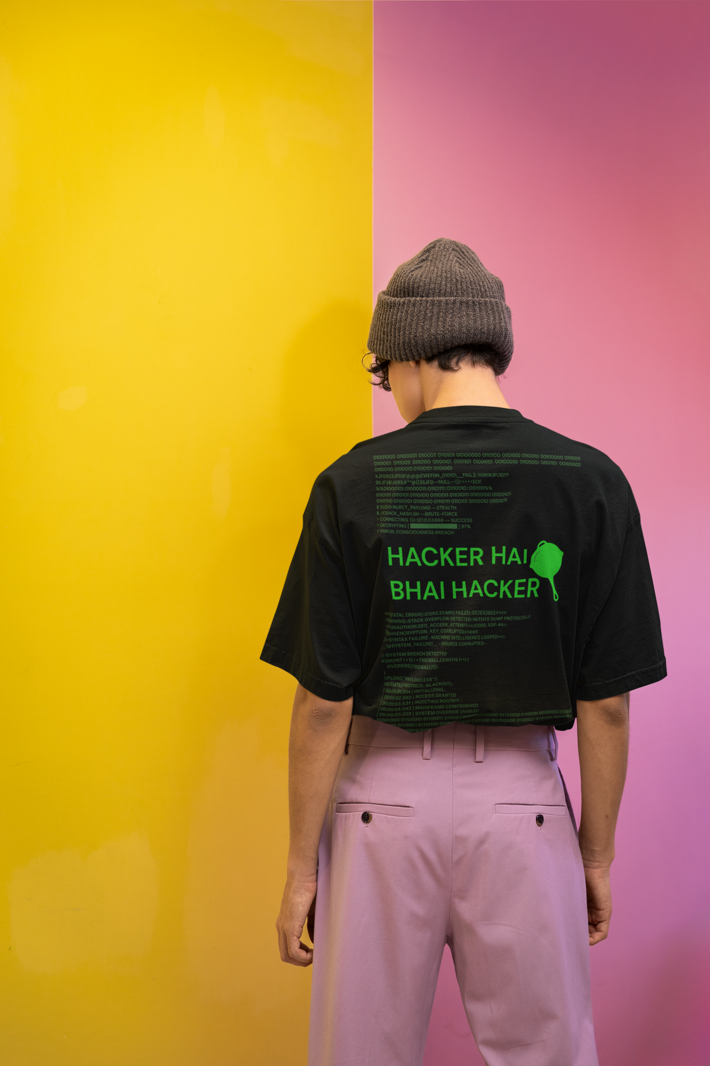 Hacker Unisex Oversized Tee