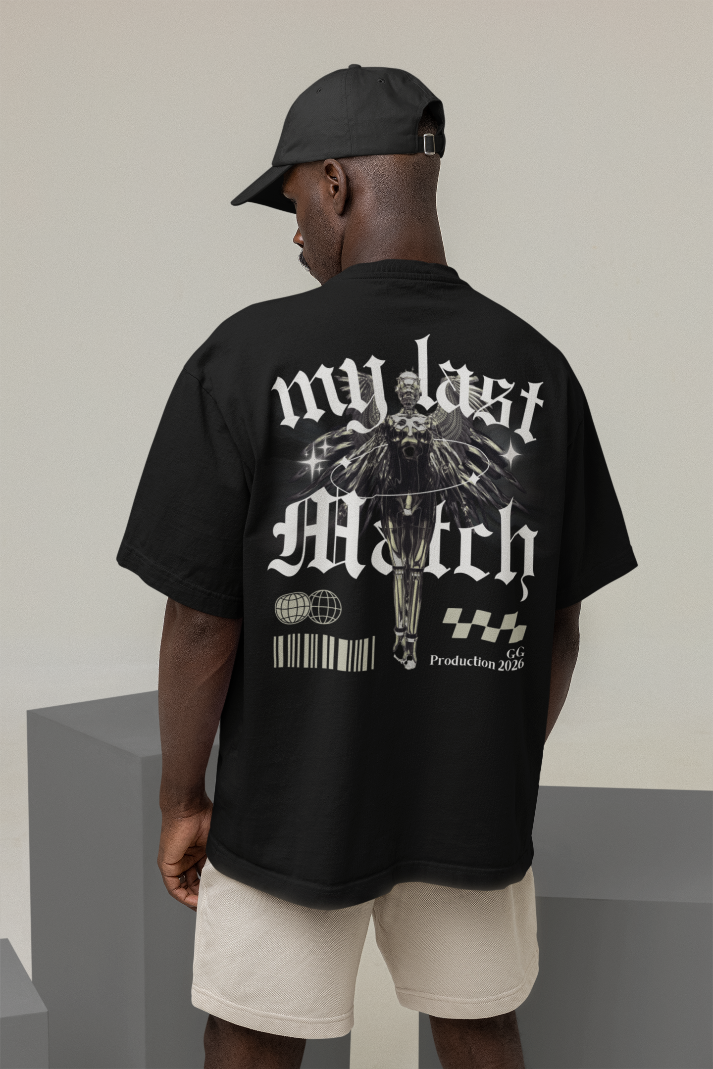 Won My Last Match Unisex Oversized Premium Tee