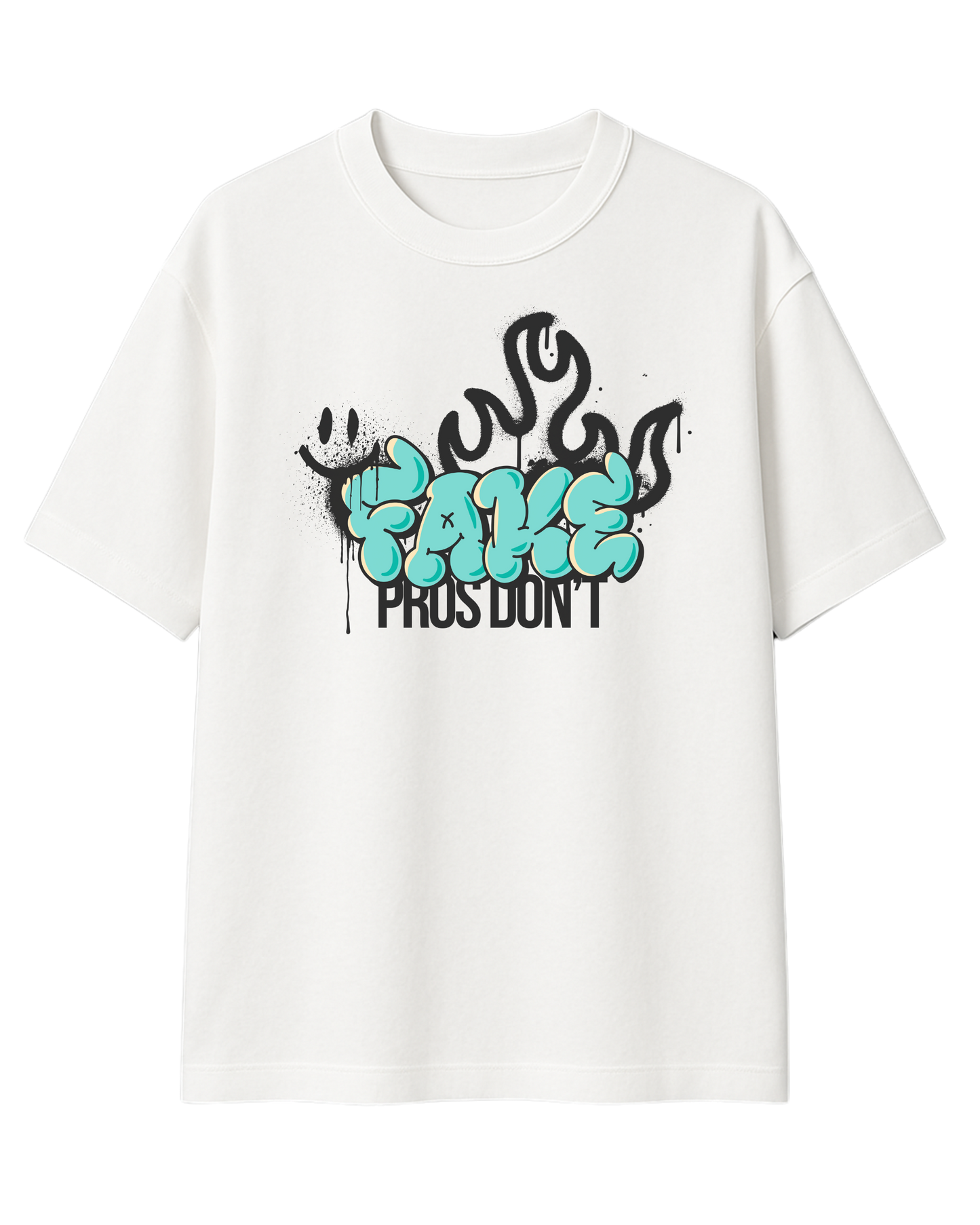 PROS DON'T FAKE UNISEX OVERSIZED TEE