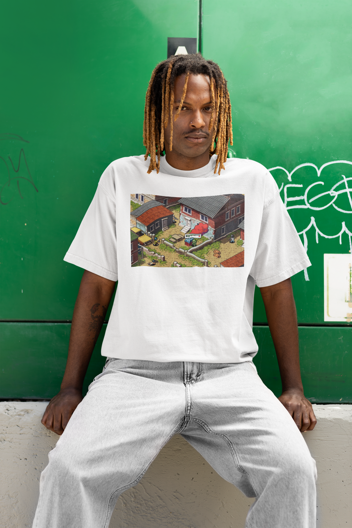 8bit Georgopol Unisex Oversized Tee