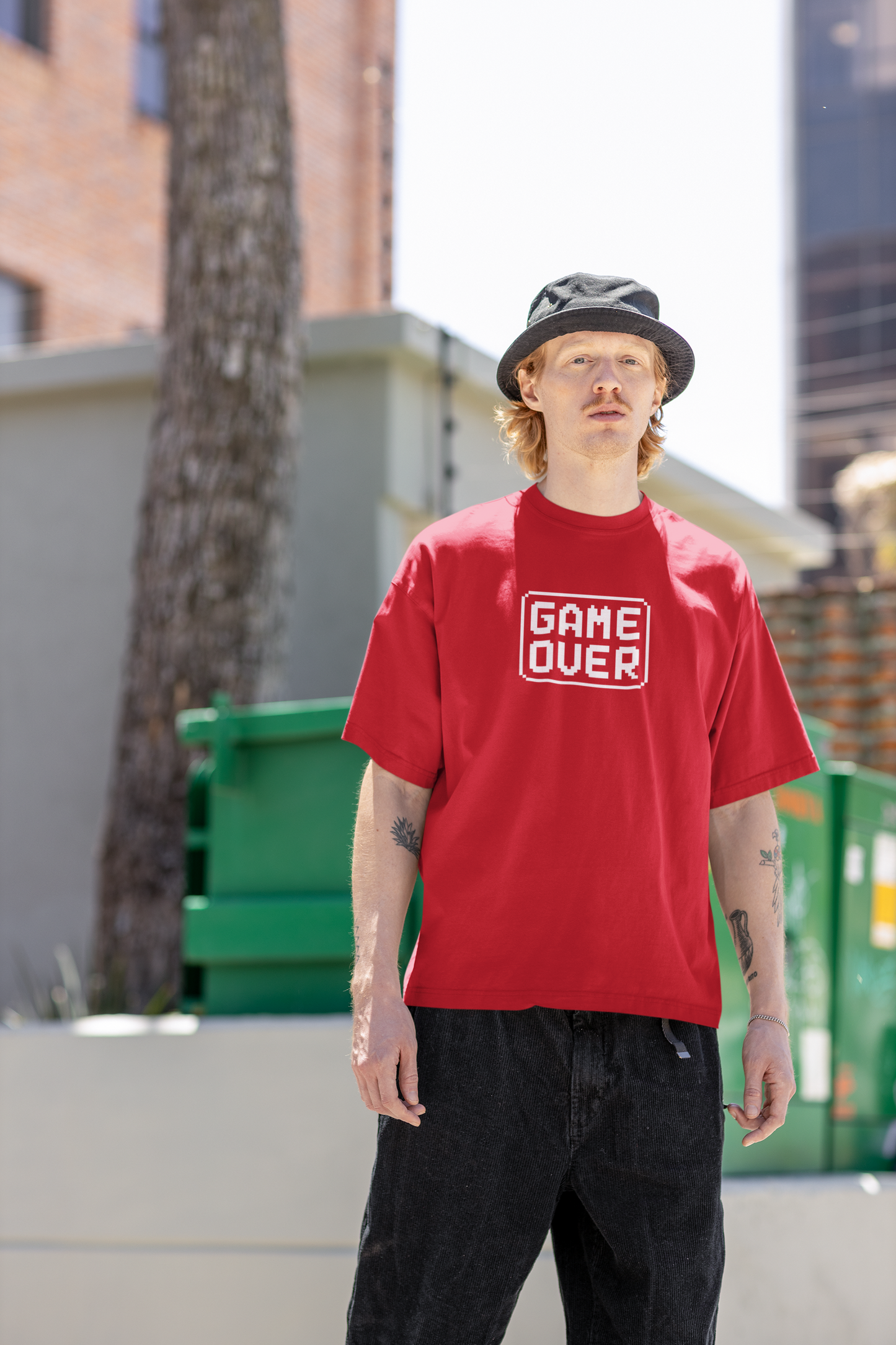 GAME OVER OVERSIZED UNISEX PREMIUM TEE