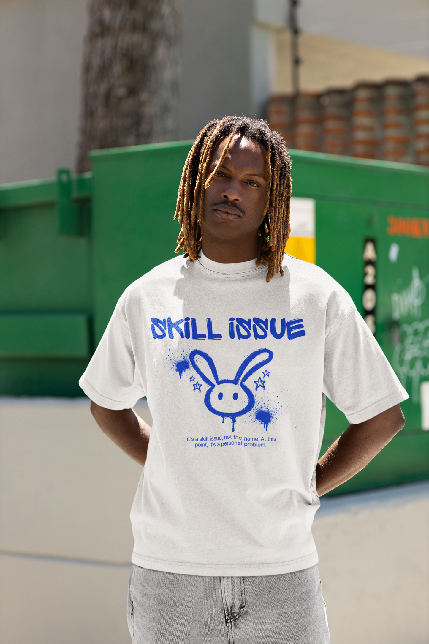 SKILL ISSUE UNISEX OVERSIZED TEE