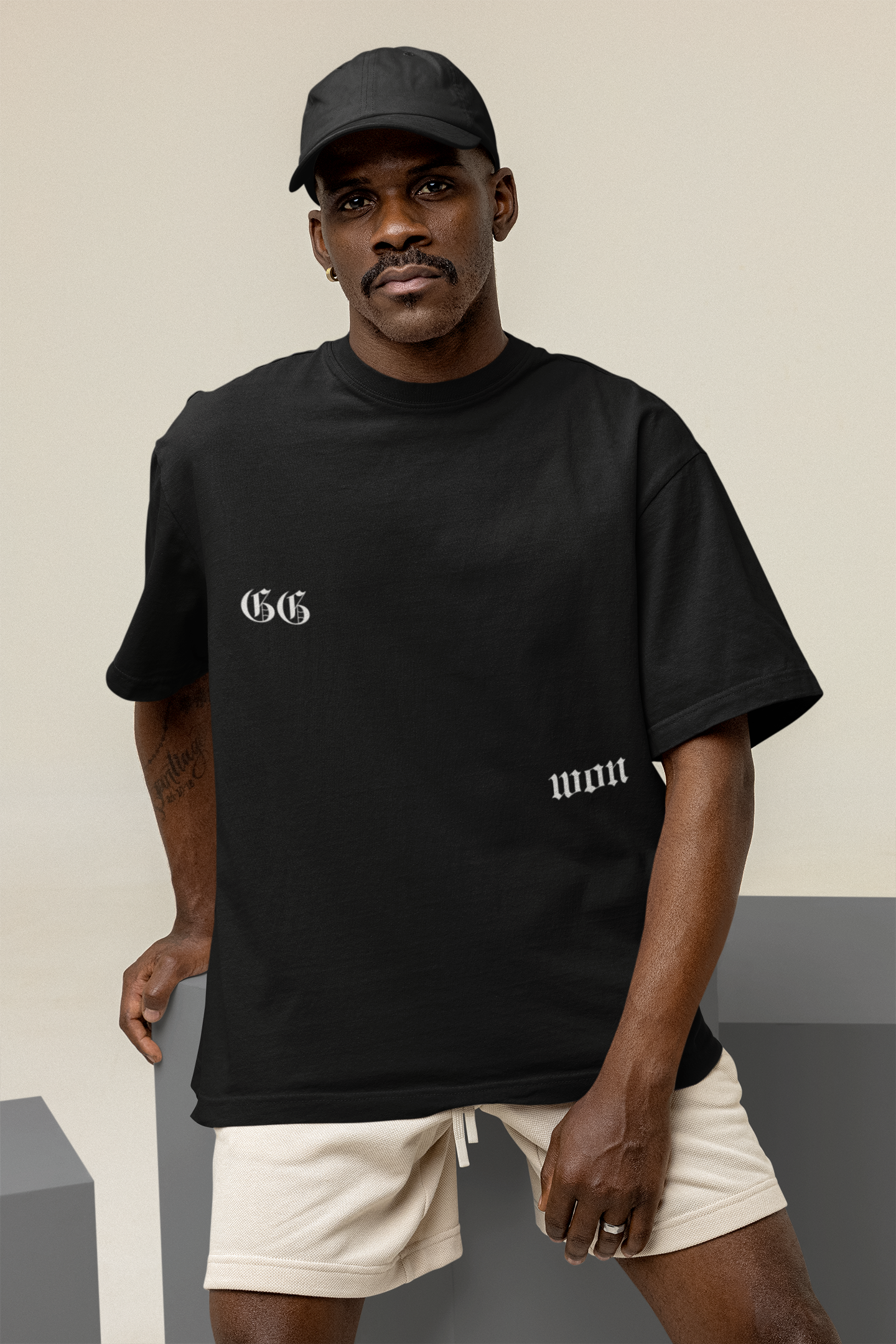 Won My Last Match Unisex Oversized Premium Tee