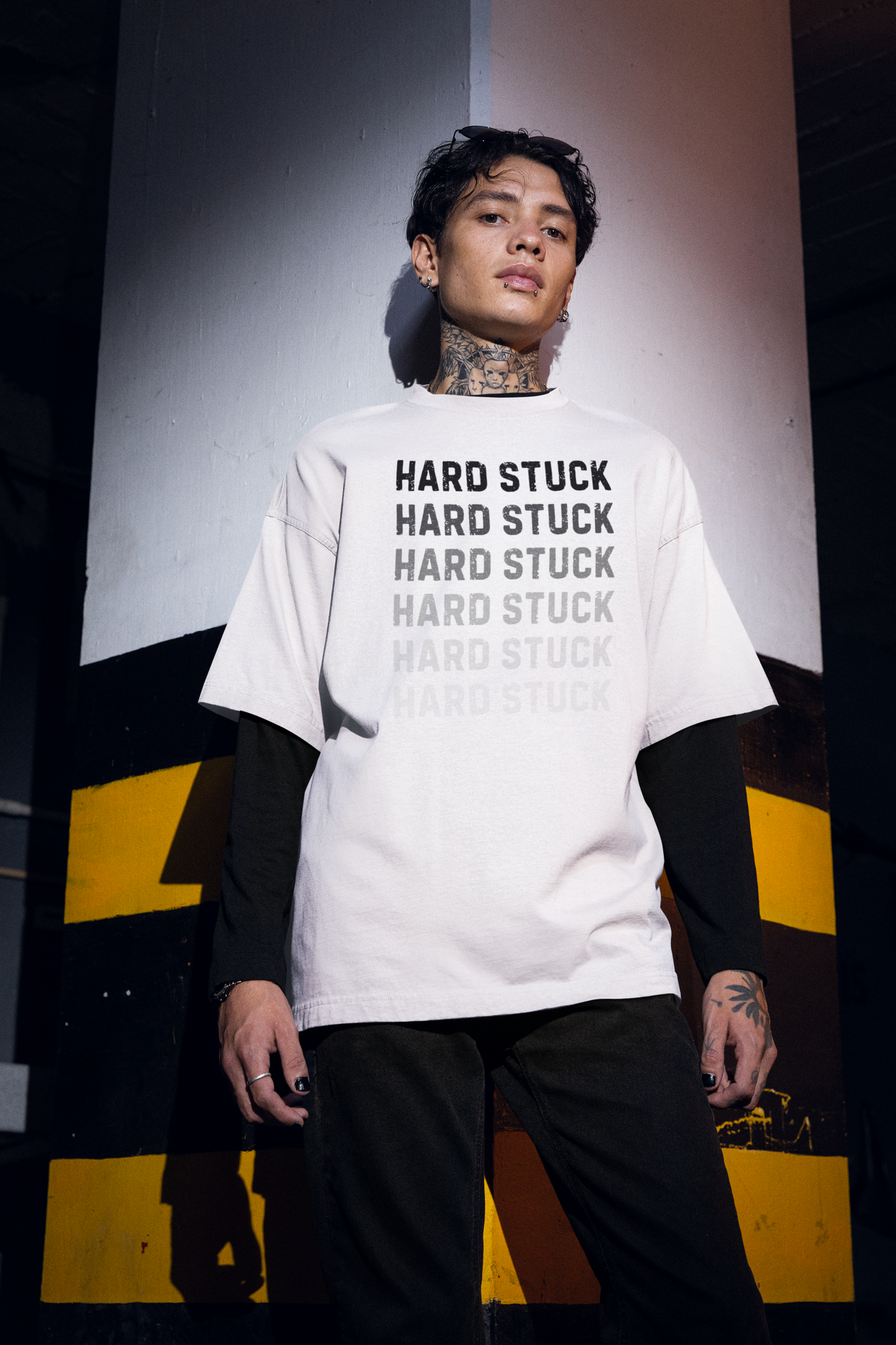 HARDSTUCK UNISEX OVERSIZED TEE