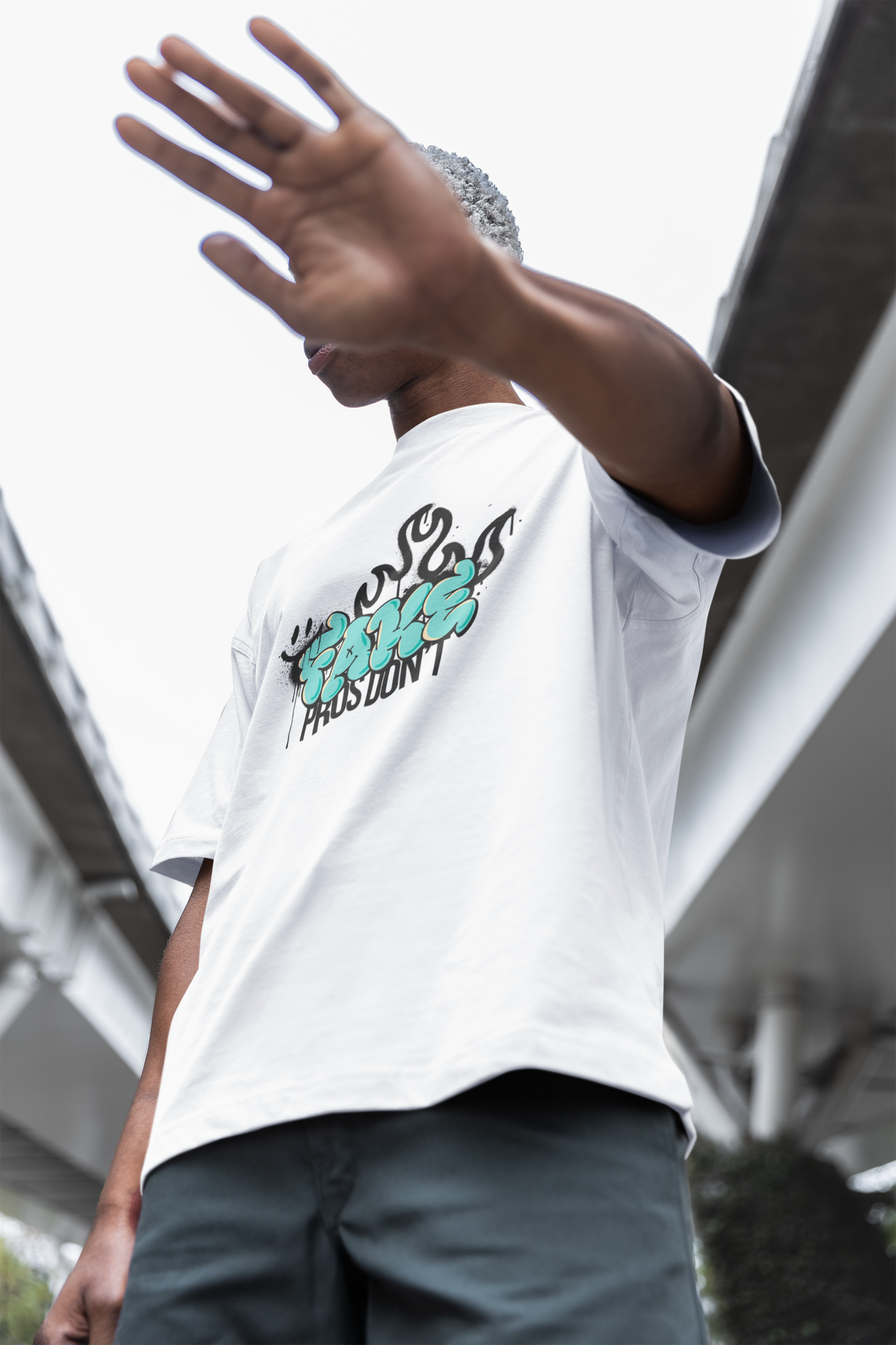 PROS DON'T FAKE UNISEX OVERSIZED TEE