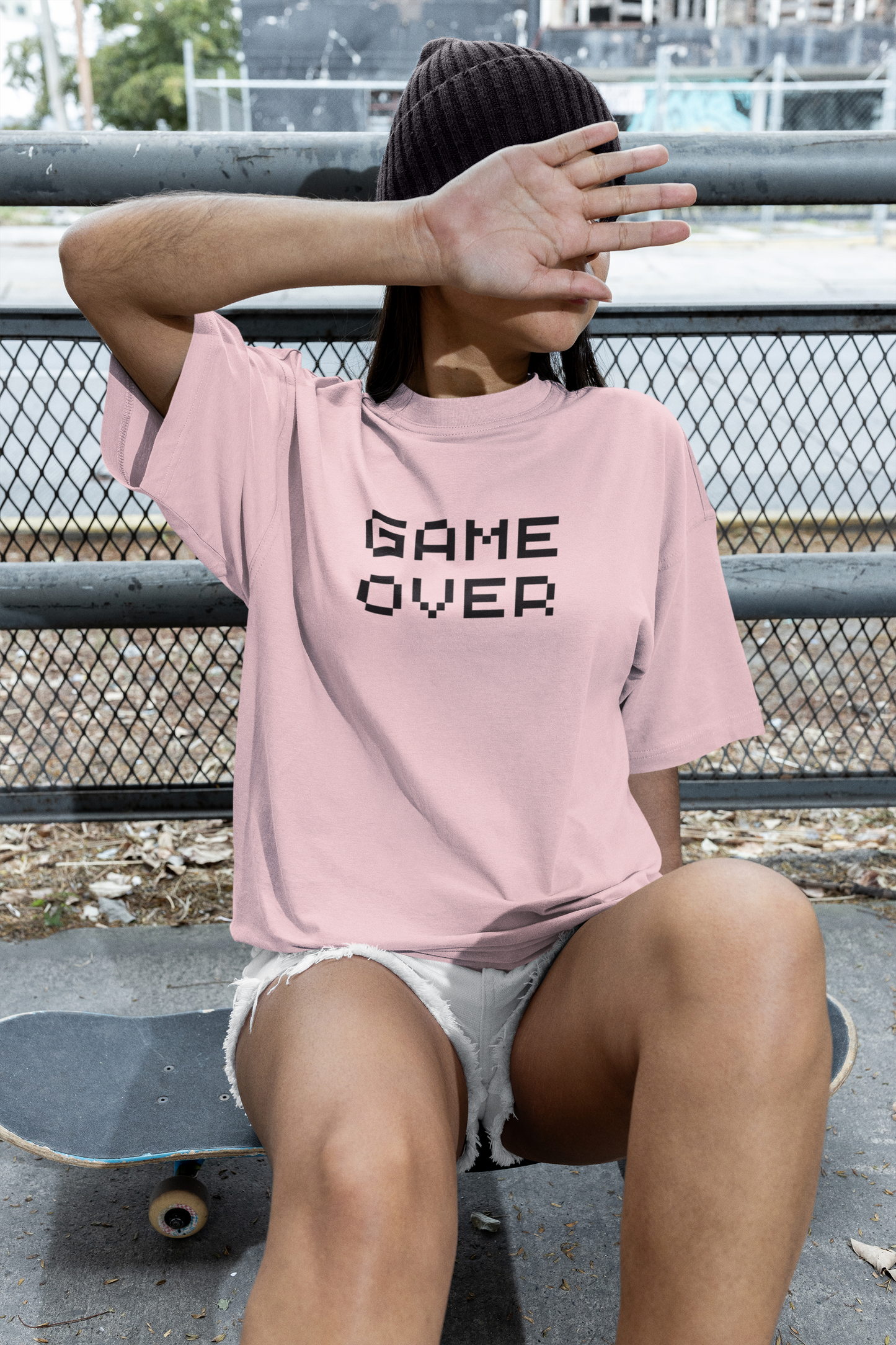 GAME OVER UNISEX OVERSIZED TSHIRT
