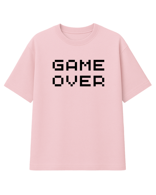 GAME OVER UNISEX OVERSIZED TSHIRT