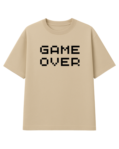 GAME OVER UNISEX OVERSIZED TSHIRT