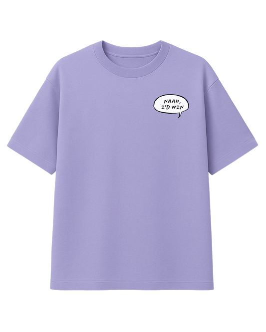 I'D WIN UNISEX OVERSIZED TEE