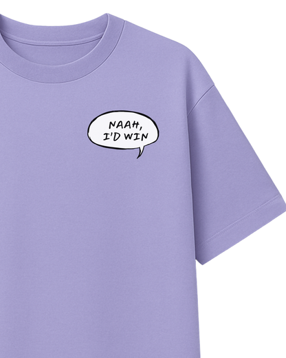 I'D WIN UNISEX OVERSIZED TEE