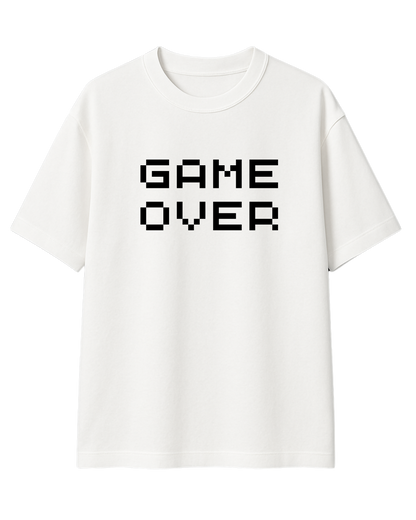 GAME OVER UNISEX OVERSIZED TSHIRT