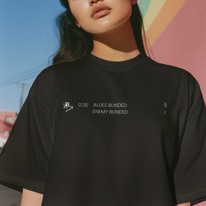 ALLIES BLINDED UNISEX OVERSIZED TEE