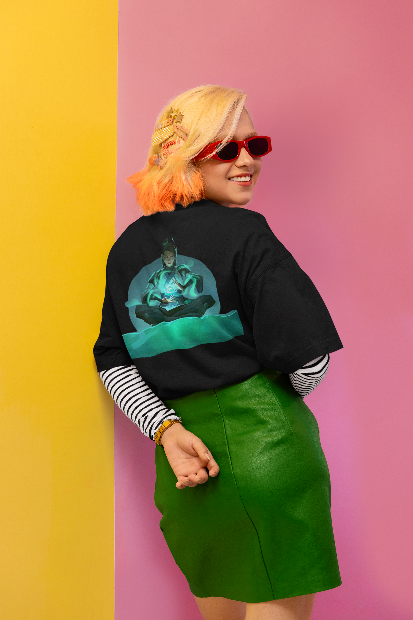 SAGE UNISEX OVERSIZED TEE