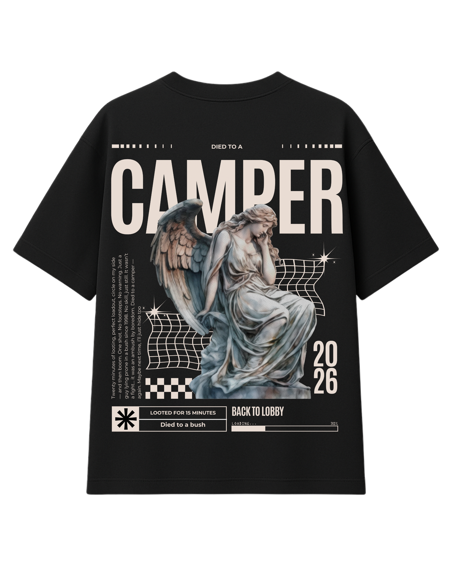 Died to Camper Unisex Oversized Premium Tee