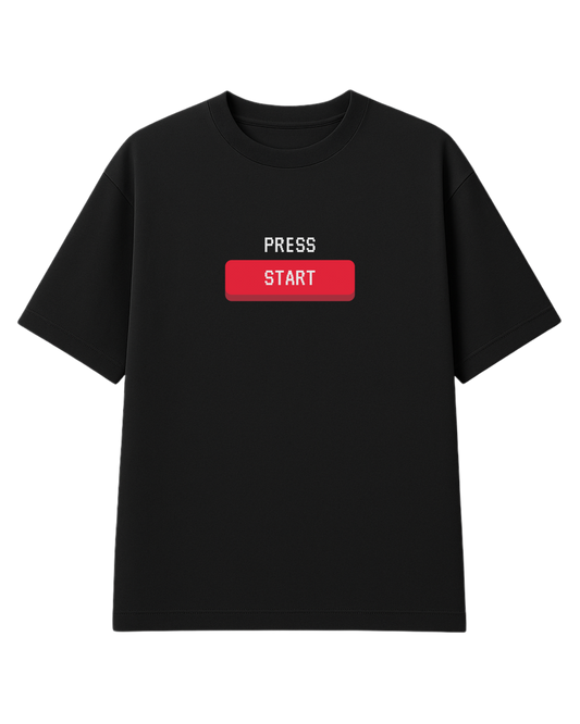 PRESS START UNISEX OVERSIZED TEE