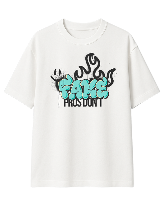 PROS DON'T FAKE UNISEX OVERSIZED TEE