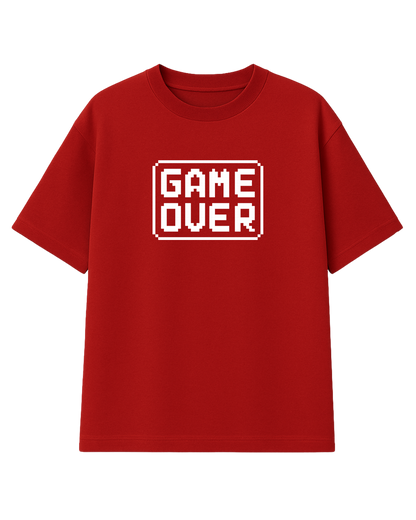 GAME OVER OVERSIZED UNISEX PREMIUM TEE