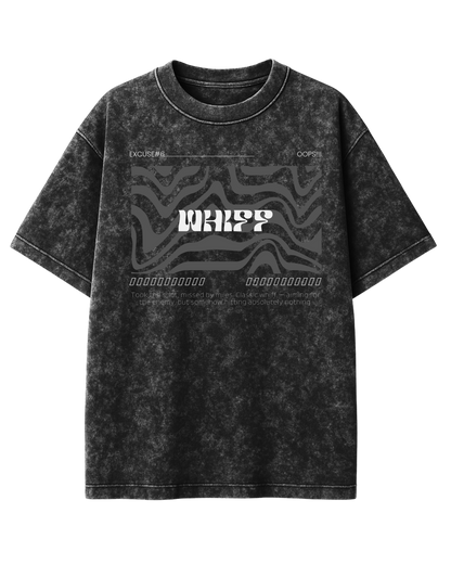 WHIFF UNISEX ACID WASH OVERSIZED PREMIUM TEE