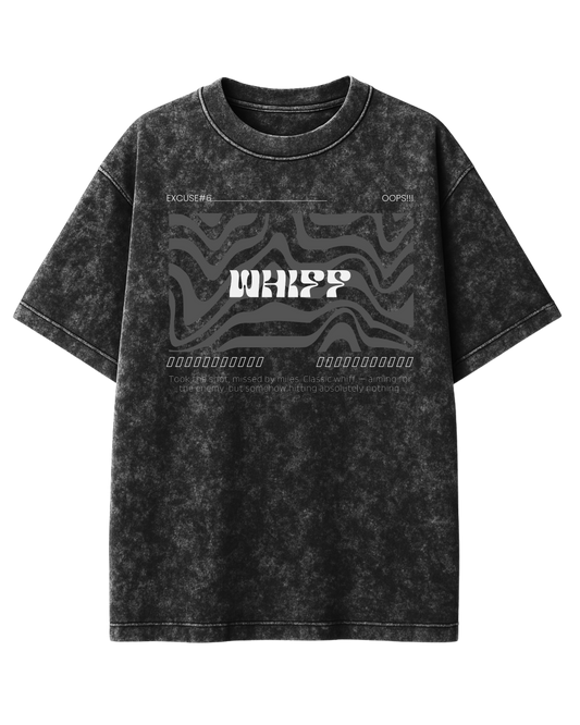 WHIFF UNISEX ACID WASH OVERSIZED PREMIUM TEE
