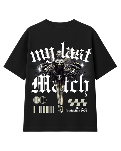 Won My Last Match Unisex Oversized Premium Tee