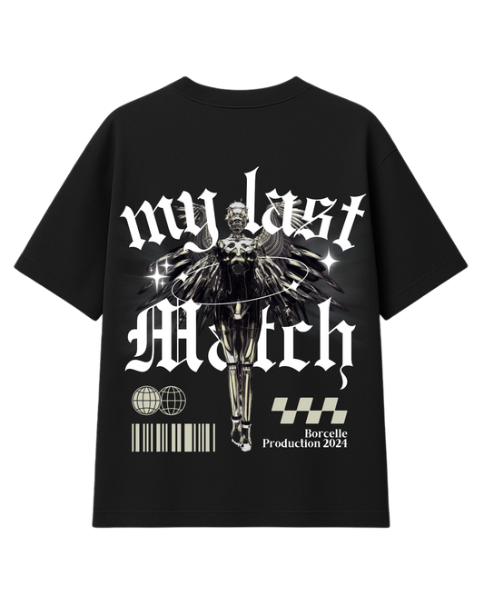 Won My Last Match Unisex Oversized Premium Tee