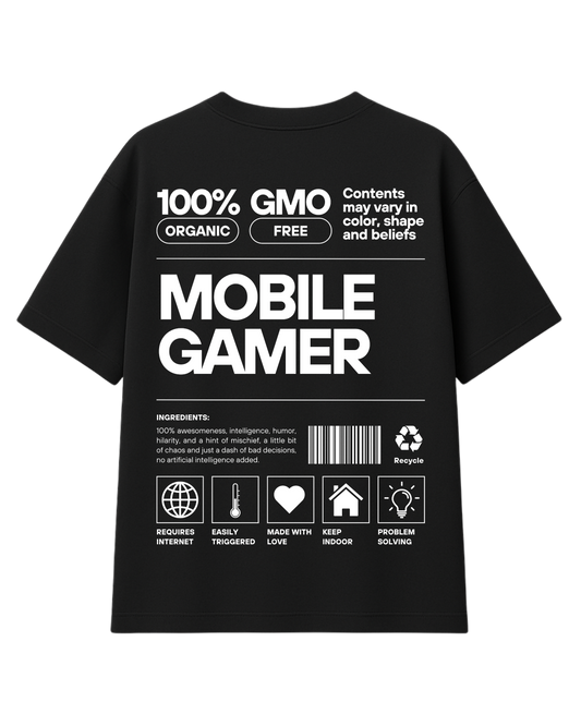 Mobile Gamer Unisex Oversized Premium Tee