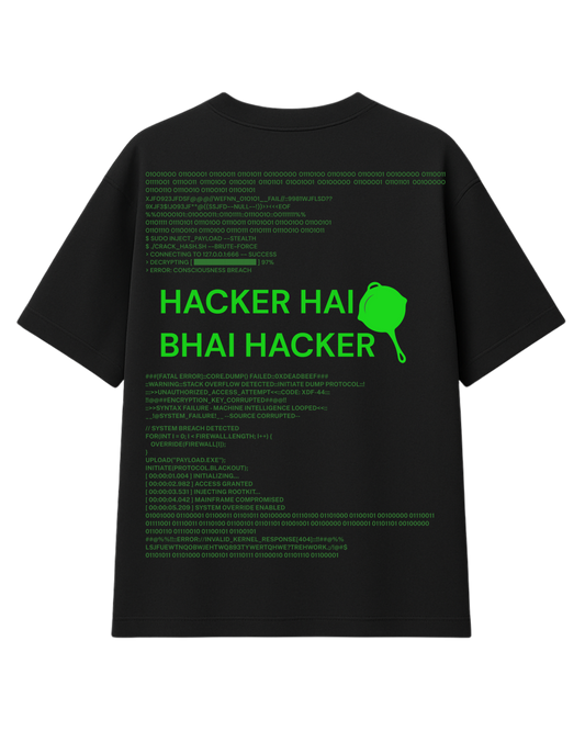 Hacker Unisex Oversized Tee
