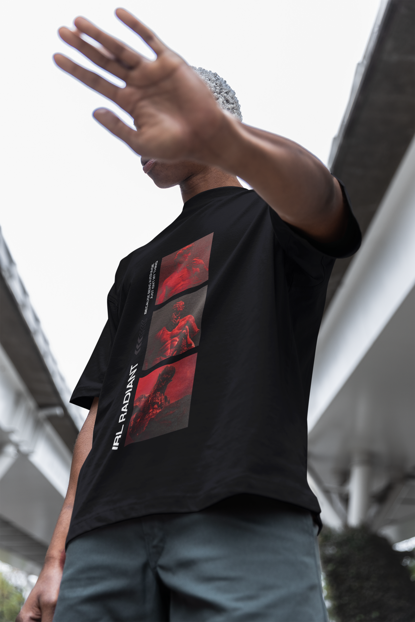 IRL RADIANT UNISEX OVERSIZED TEE