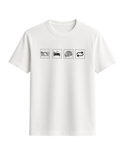 Eat Sleep Game Repeat Regular Tee